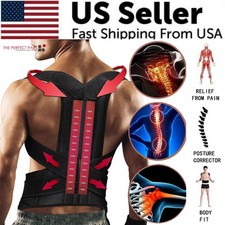 Adjustable Posture Corrector Low Back Support...