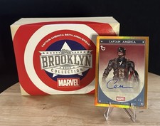 2026 Marvel Brooklyn Collection Captain America Auto Orange 25/25 Chris Evans