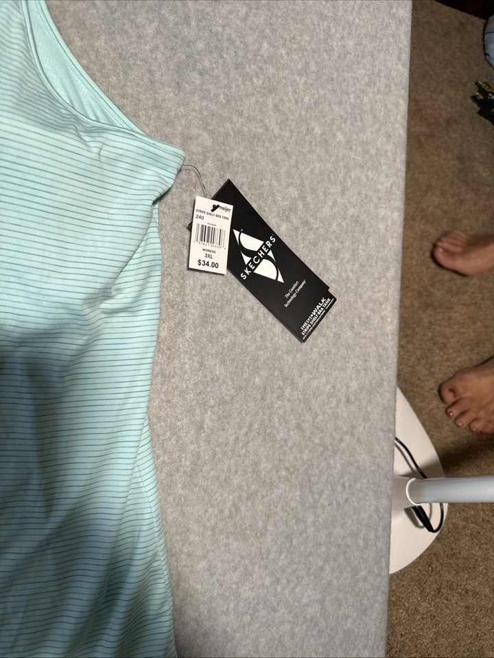 Nuevo con etiquetas Camiseta sin mangas Skechers GoWalk para mujer 3XL como nueva Sujetador con estante incorporado Ropa deportiva Gimnasio Foto 4 de 4