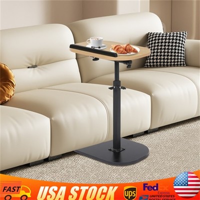 C-shaped Side Table Small Coffee Table Height Adjustable Bed Sofa Side Table
