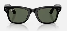 RAY-BAN Meta GEN 2 Wayfarer Smart Sunglasses Black/ Green  Size M