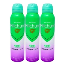 3 Pack - Mitchum Women Antiperspirant & Deodorant Spray, Shower Fresh, 5oz