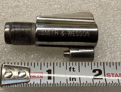 S & W  Model 36   ,38 S&W Spl +P ,  BRIGHT NICKEL BARREL, NOT PINNED,   1 7/8 