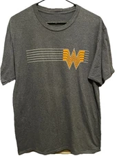 Whataburger Logo T Shirt Graphic Tee Short Sleeve Slate Gray. Size XL. EUC
