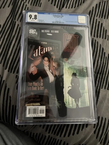 Catwoman # 50 CGC Graded 9.8 DC Comic Book Adam Hughes Cover Batman
