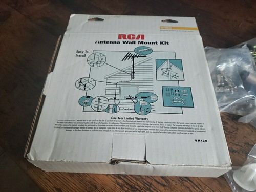 Kit de montaje en pared de antena RCA VH120 SOPORTE TRANSFORMADORES DE HARDWARE ABRAZADERAS DE TV GRAPAS - Imagen 3 de 3