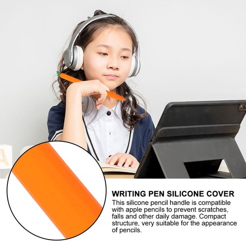 Stylus Pen Cover Karotten -Silikon -Schutzabdeckung für Bleistift 2 kompatibel - Zdjęcie 6 z 12