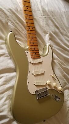 1997 Fender American Strat Plus Stratocaster - Inca Silver - USA