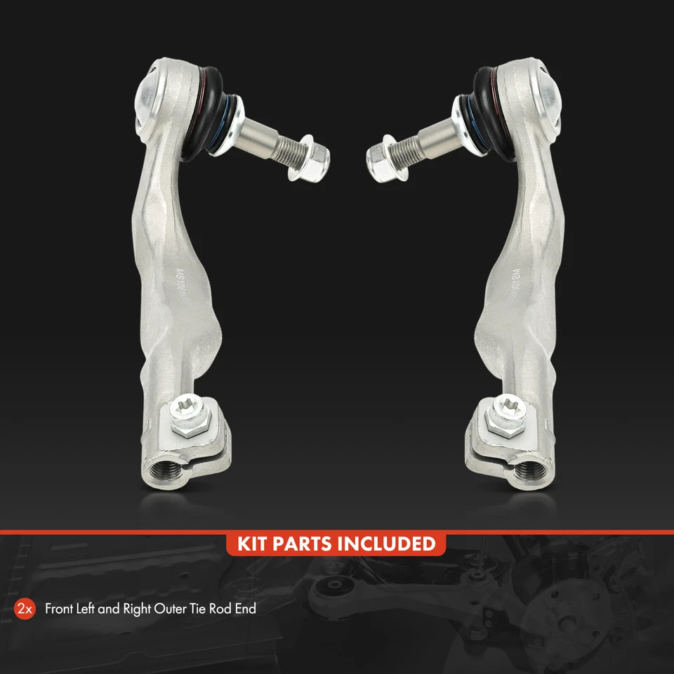 Juego de 2 barras de amarre delanteras exteriores para BMW F48 X1 F39 X2 Mini F55 F56 Cooper Clubman Foto 3 de 4