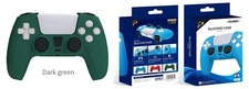 GREEN SILICONE CASE FOR PS5 CONTROLLER (Green Color)
