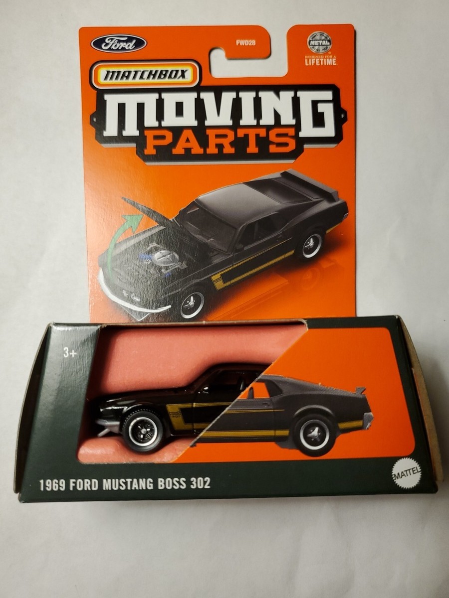 2024 MATCHBOX MOVING PARTS 1969 FORD MUSTANG BOSS 302 OPENING HOOD