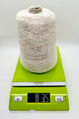 Newton's Yarn Country Machine Knitting Yarn Cone - Cosmos - 1+LBS ''White'' #1