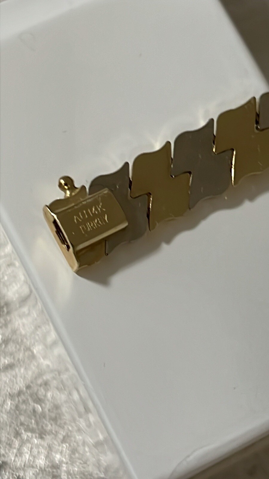 14K Gold Two Tone Womens Bracelet eBay