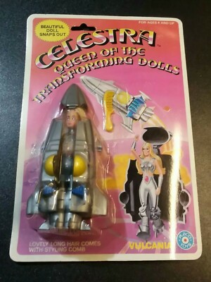 Vintage 1986  Placo Toys Celestra Vulcania Queen of the Transforming Dolls J1