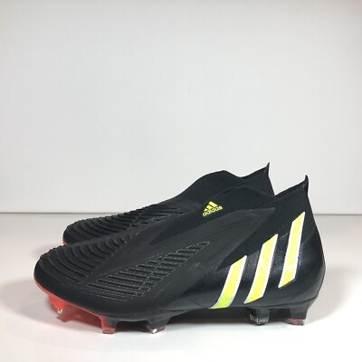  Predator Edge+ FG アディダス　プレデター紐なし Adidas Predator Edge+ FG Laceless Soccer Cleats 'Black Red' GW1043