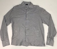 Eidos Napoli $350 Mens Gray Button Down Cotton Shirt Size 42 16.5 Eidos Napoli $350 Mens Gray Button Down Cotton Shirt Size 42 16.5