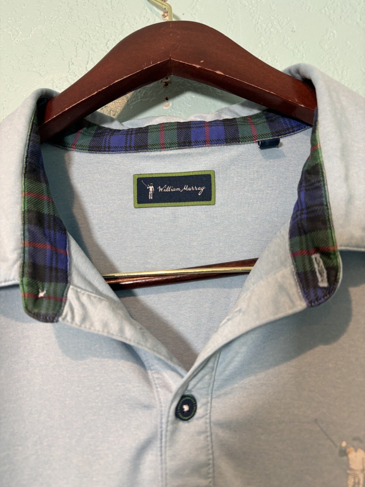 William Murray Golf Performance Polo Light Blue M… - image 7