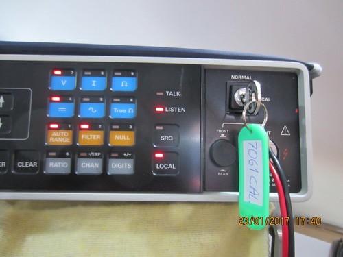 Solartron Schlumberger (Enertec) 7061/2 7071 7081/2 E210 Calibration Key.  - Bild 10 von 14