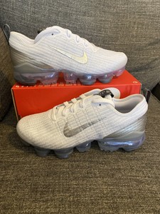 nike vapormax flyknit 3 white silver