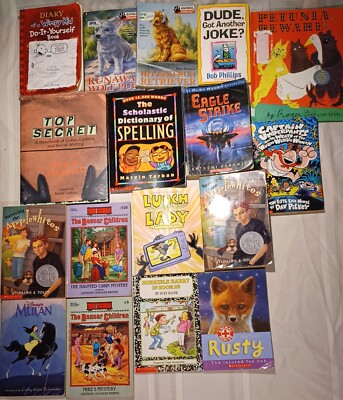 Lot of 46 Chapter Books for Girls & Boys Youth Early Reader Young Adult ...