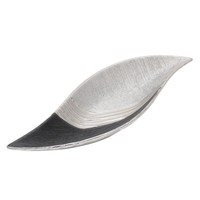"Schale | Platte \"Silverline\"-Serie Keramik Moderne Form Silber Deko Mit Stil"