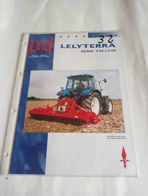 Tractor brochure, agricultural machinery brochure, No. 32 other brochures listed