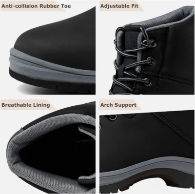 Carenurse Men Water Resistant Black Mid-Ankle Lace-Up Hiking Boots Size 13-NWOT Amazon.com: CARENURSE Mens Lightweight Hiking Boots Water  main image 4