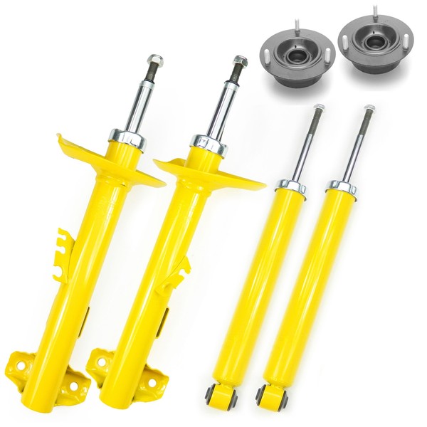 4X Sport-StoßDÄMpfer Gasdruck Vorne Hinten + Domlager VA FüR BMW 3ER E36-image