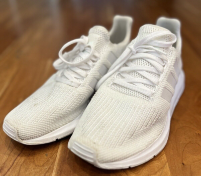 Adidas Women's Size 9.5 White Knit Athletic Running Shoes SF | eBay