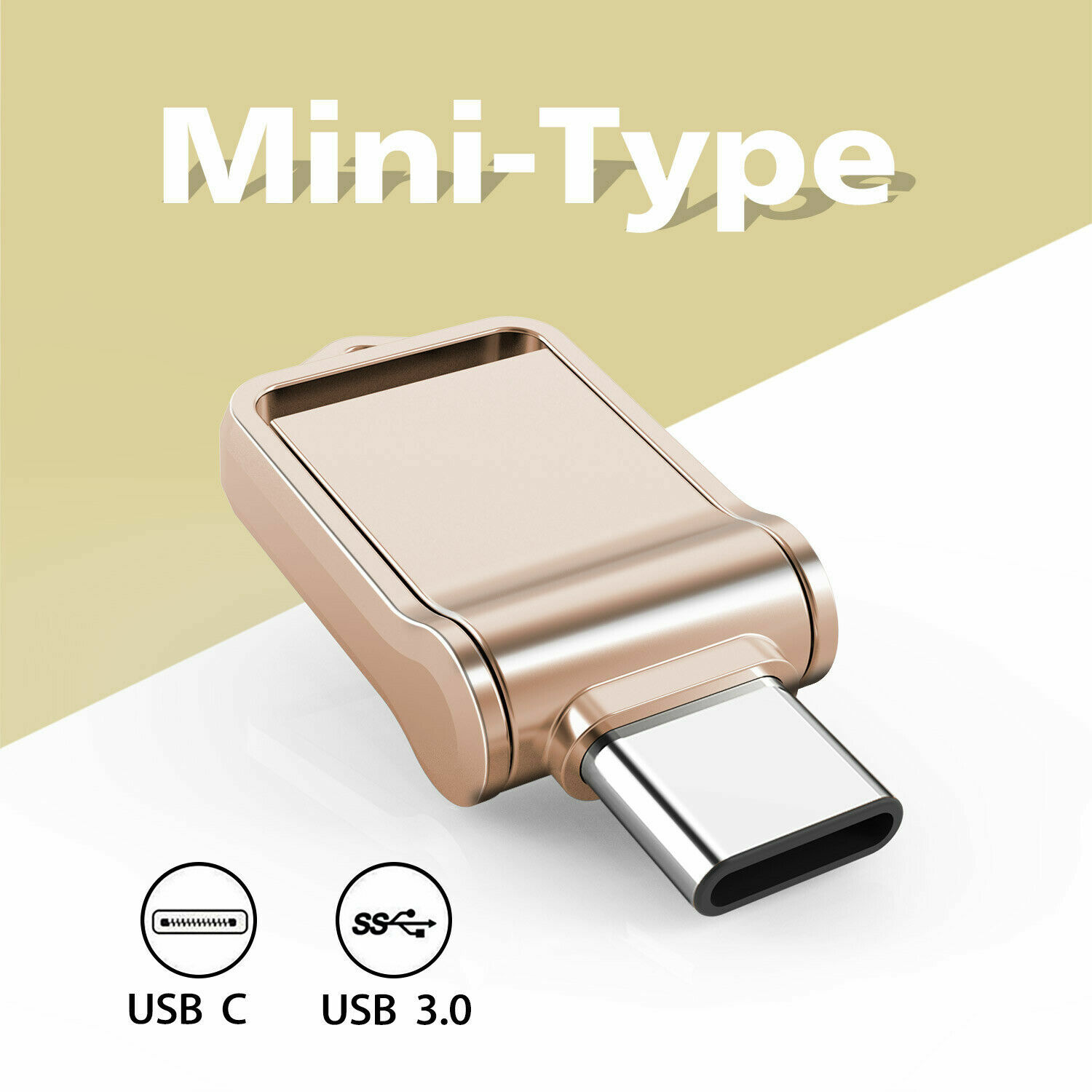 Memoria USB mini 3.0 tipo C doble USB OTG resistente al agua unidad flash memoria USB, imagen 8