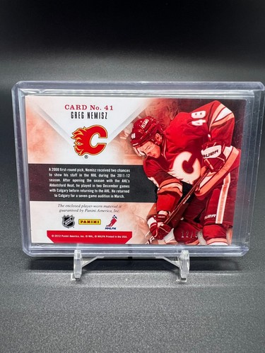 2011-12 Panini Prime Prime Time Rookies Jerseys #41 Greg Nemisz /99 RC JSY - Picture 2 of 2