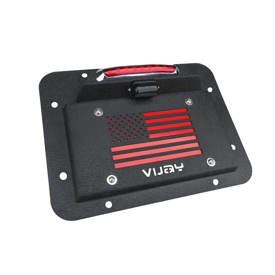 Fit 2007-2018 Jeep Wrangler JK丨JKULicense Plate Relocation Spare Tire Delete - Imagem 4 de 4