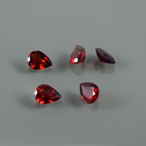 Lot de 500 carats, grenat rouge naturel brut, grenat non traité - France