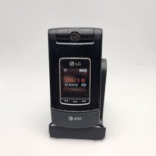 LG CU500V Vintage Flip Phone AT T - Black - READ DESC 1431
