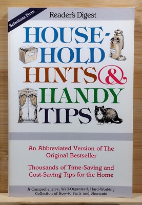 Household Hints & Handy Tips by Reader's Digest (1994, Paperback)