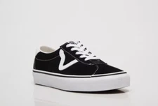 Vans Sport Black/White Men's Skate Sneakers Shoes Suede Leather