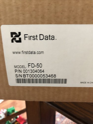 credit card terminals reader/ First Data Brand /model FD-50 - Picture 4 of 4