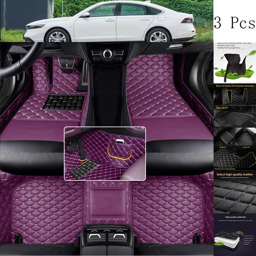 For Toyota Tacoma Ext Cab Car Floor Mats Leather Carpet Waterproof Cargo Liners - Bild 6 von 41