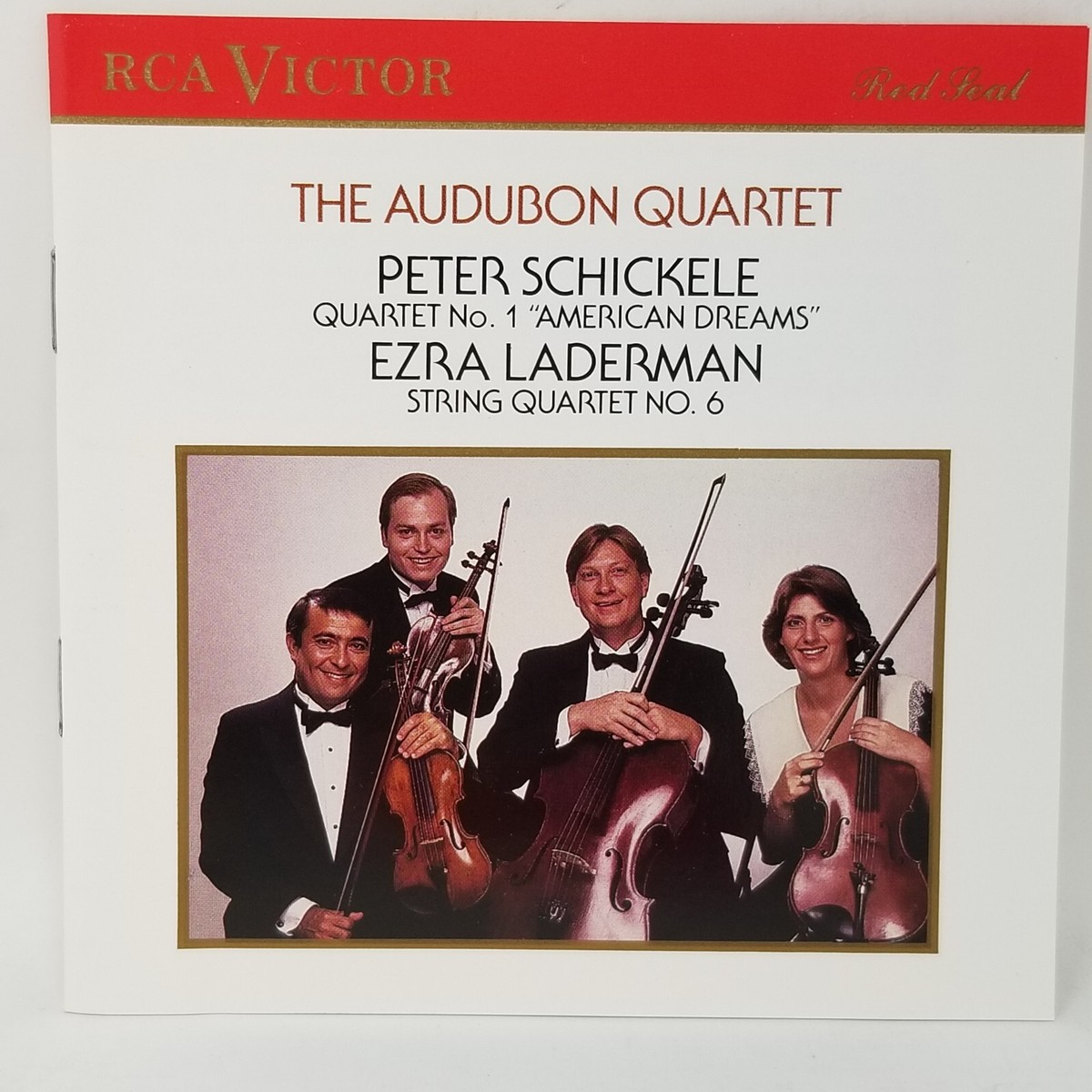 Audubon Quartet Schickele Laderman CD & Case Near Mint + Free