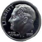 1999-S Silver Proof Roosevelt Dime