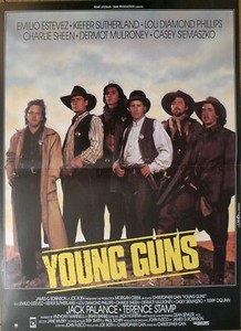 Young Guns Western Sutherland Estevez Original French Movie Poster Ebay Young Guns Western Sutherland Estevez Original French Movie Poster Ebay