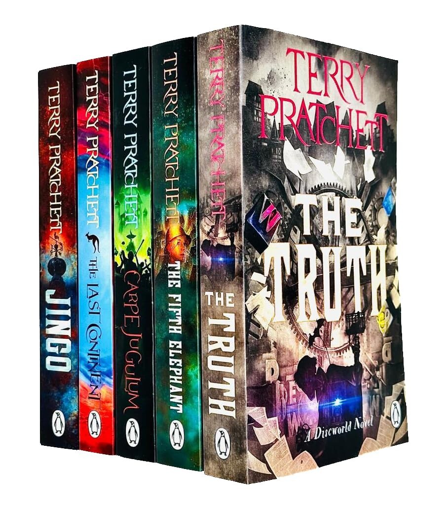 Terry Pratchett Discworld Novels Series 5 Collection 5 Books Set Jingo, Carpe