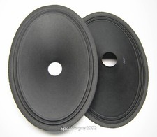 Pair Vintage 6"X9" Paper Cones - Speaker Parts - 106 -- CS