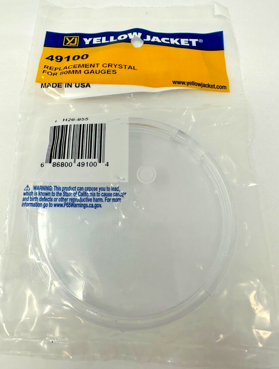 NEW Yellow Jacket Gauge Lens 3-1/8