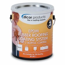 Dicor RP-CRCT-1 EPDM Roof Acrylic Coating - 1 Gallon, Tan