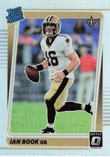 2021 Donruss Optic #227 Ian Book Holo Prizm Silver Saints Rated Rookie RC
