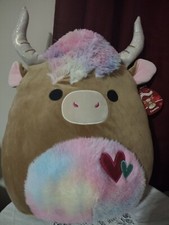 NEW Squishmallows Candela The Highland Cow 16" Plush, 2023 NWT
