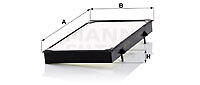Mann-Filter CU 3454 Filter, Innenraumluft FÜR Nissan Opel Renault Vauxhall-image