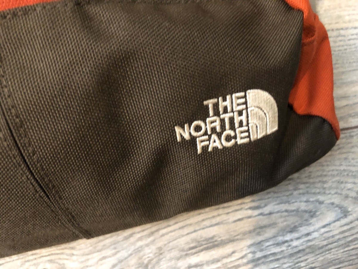 The North Face Crossbody Fanny Pack In Brown With Deep Orange