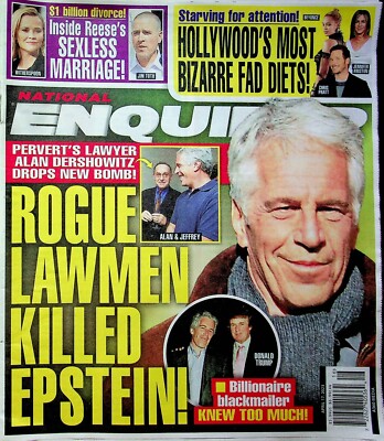 National Enquirer Magazine Jeffrey Epstein April 17 2023 081723R | eBay